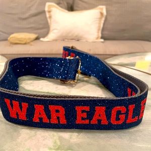 Auburn War Eagle handbag strap
